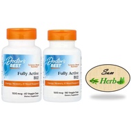 Doctor's Best Fully Active B12 -- 1500 mcg-60/180 Veggie Caps. Vitamin B12 Nourishes The Brain Relie