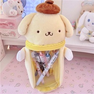 กล่องดินสอตุ๊กตาการ์ตูนความจุขนาดใหญ่ Kuromi Cinnamoroll My Melody กล่องดินสอตุ๊กตาตุ๊กตา ที่ใส่ปากกาตุ๊กตาตุ๊กตา