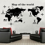 WALL DECORATION WORLD MAP STICKER WALLSTICKER 60X90 MAP OF THE WORLD WORLD MAP WALL STICKER WALL