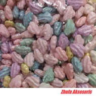 1 Pound 1.5cm Cloud Beads, Mixed Colors
