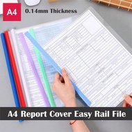 Craft.E A4 Sliding Report File Folder 0.14mm 70 sheets Paper Slide Grip Report Cover Document File H