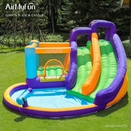 Inflatable Castle Amusement Equipment Kids' Slide Trampoline Outdoor Large Leisure Sports Inflatable Trampoline