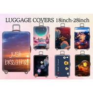 EXTRA THICK elastic luggage cover,luggage protector, 18-32 inch. Travel accessories. Cartoon,scenery