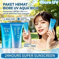 [ORIGINAL & Buy 2 get 1 free] Biore UV AQUA Rich Watery Essence SPF 50 PA++++ Sunscreen 50g 70g Wate