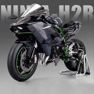 1:9 Kawasaki H2R Ninja Hợp Kim đúc khuôn mô hình xe máy xe đồ chơi Bộ Sưu Tập Âm Thanh Ánh Sáng Off