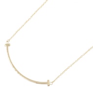 【二手】Tiffany & Co.) TSmile項鍊，頸圍40.5/45.5厘米，18K（黃金），女士T字Smile小項鍊