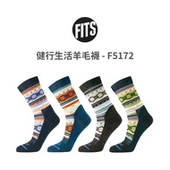 FITS Female Hiking Life Socks-Wool Socks Women's Shoes Crew Aztec-F5172