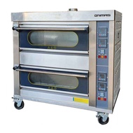 ORIMAS Gas Oven [2 Deck 4 Tray] Digital GR-4M Fully Stainless Steel Industrial Commercial 燃气烤箱2层4托盘G