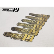 Steel Plate Sticker For Universal Muffler Project 79 Arkavopic SC Project79 Yoshimura Muffler Ekzos 