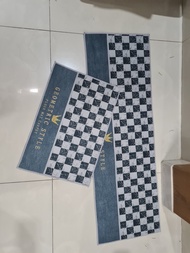 Thảm Bếp Cao Cấp Hiện Đại 2 Tấm Chống Trượt Dày Hút Nước Màu Sắc Sang Trọng 40X60CM + 40X120CM