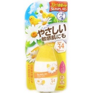 日本 Mentholatum 曼秀雷敦 SUNPLAY Baby Milk Sunscreen UV Lotion 防敏防曬乳 敏感肌適用 30g SPF34 PA+++