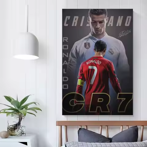 Ronaldo graphic room tapestry for dormitory decoration Ronaldo Poster 1 Wall Art Canvas Print Poster