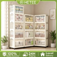 Foldable Storage Cabinet 360 Rotatable Mobile L45/55/65/75CM Clothes/Book Organizer storage box