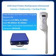 C10QT 192E Wireless Ultrasound Probe Color Dual-Probes Multipurpose Ultrasound Convex + Endocavity +