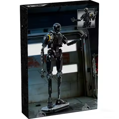 845PCS MOC K2 Security Droid 75434 Building Blocks Robot Model Bricks Assemble Toys Creative Childre