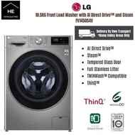 LG 10.5kg / 9kg Front Load Washer Washing Machine with AI Direct Drive™ and Steam™ Mesin Basuh FV140