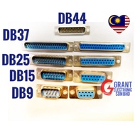 DB9 DB15 DB25 DB37 DB44 MALE / FEMALE CONNECTOR SOLDERING TYPE COVER
