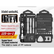 GEESO 115 IN 1 SCREWDRIVER SET MINI MAGNETIC DIY REPAIR TOOLS KIT MULTIFUNCTION TOOLS