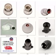 E14/E27/B22 Lamp Holder / Battern Holder / Wedge Holder/ ES TO BC / BC TO ES / Pemegang Tapak Mentol