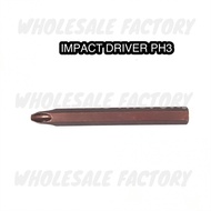 IMPACT DRIVER BITS PH3 MATA IMPACT TAJAM