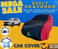 GEELY OKAVANGO HIGH QUALITY CAR COVER - WATER REPELLANT, AND DUST PROOF - WITH FREE MOTOR COVER