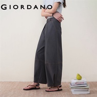 GIORDANO WOMEN Women Pure Cotton Casual Pants 18416507
