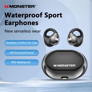 Monster AC600 Ear Hook Headphones High Quality Bluetooth 5.3 HD Call Noise Reduction Long Endurance 