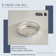 Aluminum Foil Tray 116/24 | 120ml Mini Pie Pan