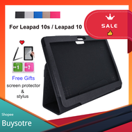 Leagoo Leapad 10s Casing Folding Folio PU Leather Case Stand Cover Free Stylus & Screen Protector