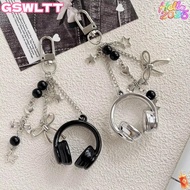 MKOFONU Headphone Charms, Hanging Y2K Music Headphone Bag Charms, Bag Decoration Phone Strap