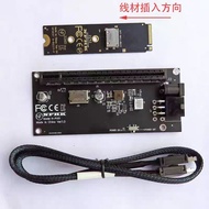 Bekalan Kuasa Pelayan NVMe M.2 ke Oculink SFF-8612 Penyesuai eGPU Kad Grafik Luaran