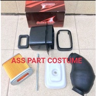 Honda C70 C50 carburetor filter box set and heart potty c700 astrea 800-C70 filter box complete