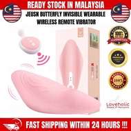 READY STOCK JEUSN BUTTERFLY INVISIBLE WIRELESS REMOTE VIBRATOR Control Clitoris Stimulator Powerful 