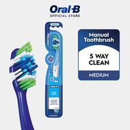 [East Malaysia] Oral-B Complete 5 Way Clean Medium Toothbrush 1 Count