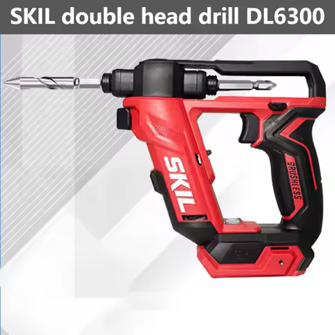 SKIL DL6300 1/4 Inch Electric Impact Drill Electric Screwdriver 50N.m Brushless Motor Double Headed 