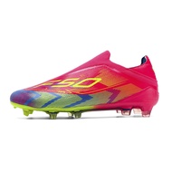 Messi F50 Football Boots Natural Lawn AG Spikes Teenage Students Competition Leather Foot Sports Tra
