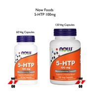 ✅READY STOCK✅ Now Foods, 5-HTP, 100 mg,60 / 120 Veg Capsules / 5htp