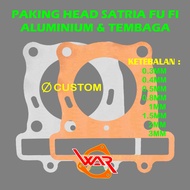TOP Gasket FU INJECTION HEAD Gasket SATRIA15O FI Copper Aluminum For SATRIA FU FI GSX SR 150 Decksel