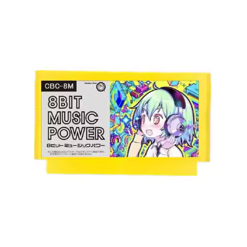 8BIT MUSIC POWER Game Cartridge for FC Console 60Pins Video Game Card