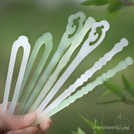 Imitation Jade Plain Hairpin Hairpin New Chinese Style Ancient Style Hairpin Hanfu Hairpin Hair Acce