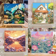 [20x20] Paint By Number Painting By Numbers Kit DIY Digital Canvas Painting Scenery Series