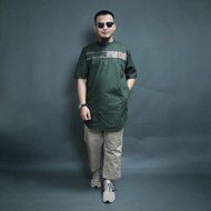 Kurta Series Farhan by Al Amwa - Premium Adult Men's Kurta Short Sleeve Size S/M/L/XL/2XL/3XL/4XL