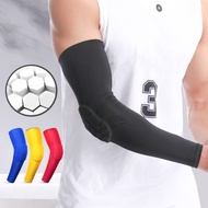 Basketball Sports Arm Guard Sponge Honeycomb Anti-Collision Elbow Guard Tennis Cycling Fitness Arm G