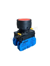 สวิตช์ปุ่มกด push button switch YW1B-M1E20 ขนาด 22mm. IDEC