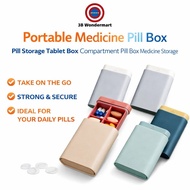 Portable Medicine Pill Box Pill Storage Tablet Box Compartment Pill Box Medicine Storage