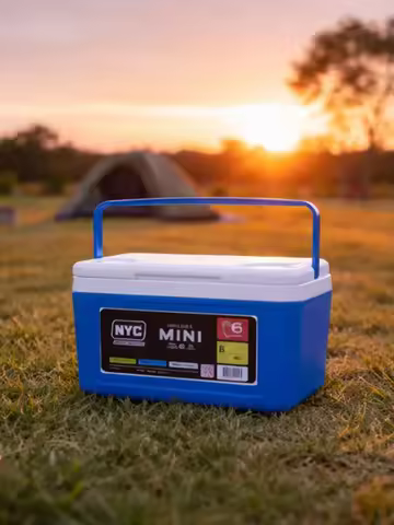 Mini Nyc Ice Box 6L Blue