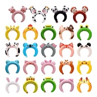 HLSM - [Version 2] Animal Character Headband Balloons Cartoon Foil Balloons Animal Headband