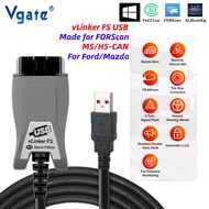 Vgate vLinker FS USB ELM327 Car Scanner For Ford FORScan HS MS CAN ELM 327 OBD 2 OBD2 Automotive Dia