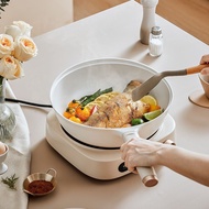 小熊分体式电炒锅DCG-A28L1 家用多功能电炒菜锅煎蒸送炒锅蒸笼Bear Split Electric Wok DCG-A2820251120