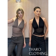 Shrug Backless Camisole Shirt Backless Top - Tharo Clothing [AO00269]